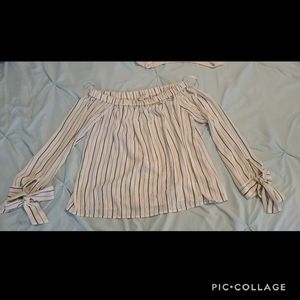 Forever 21 Long sleeve, off the shoulder Blouse
